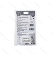 LUCE NOTTURNA LED 7 COLORI RGB 0,5W 30LUMEN CON SENSORE GIORNO/NOTTE FIOCCO DI NEVE - SPINA ITALIANA - MISURA L63*W55*H110mm