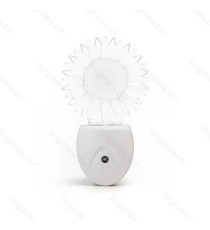 LUCE NOTTURNA LED 7 COLORI RGB 0,5W 30LUMEN CON SENSORE GIORNO/NOTTE MOD. FIAMMA - SPINA ITALIANA - MISURA L60*W55*H123mm LUCE NOTTURNA LED 7 COLORI RGB 0,5W 30LUMEN CON SENSORE GIORNO/NOTTE MOD. FIAMMA - SPINA ITALIANA - MISURA L60*W55*H123mm