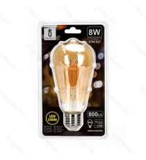 LAMPADINA LED FILAMENTO AMBRATA G80 4W ATTACCO E27 380 LUMEN 2200K LUCE CALDA D80*H120mm ANGOLO 360 EQUIVALE A 34W INCADESCENZA LAMPADINA LED FILAMENTO AMBRATA G80 4W ATTACCO E27 380 LUMEN 2200K LUCE CALDA D80*H120mm ANGOLO 360 EQUIVALE A 34W INCADESCENZA