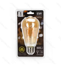 LAMPADINA LED FILAMENTO AMBRATA ST64 8W ATTACCO E27 800 LUMEN 2200K LUCE CALDA D64*H142mm ANGOLO 360 EQUIVALE A 60W INCADESCENZA LAMPADINA LED FILAMENTO AMBRATA ST64 8W ATTACCO E27 800 LUMEN 2200K LUCE CALDA D64*H142mm ANGOLO 360 EQUIVALE A 60W INCADESCENZA