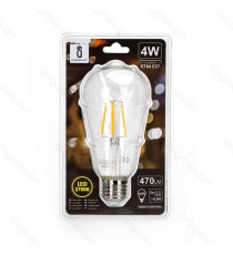 LAMPADINA LED FILAMENTO AMBRATA ST64 4W ATTACCO E27 440 LUMEN 2200K LUCE CALDA D64*H142mm ANGOLO 360 EQUIVALE A 38W INCADESCENZA LAMPADINA LED FILAMENTO AMBRATA ST64 4W ATTACCO E27 440 LUMEN 2200K LUCE CALDA D64*H142mm ANGOLO 360 EQUIVALE A 38W INCADESCENZA