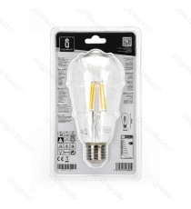 LAMPADINA LED FILAMENTO AMBRATA ST64 4W ATTACCO E27 440 LUMEN 2200K LUCE CALDA D64*H142mm ANGOLO 360 EQUIVALE A 38W INCADESCENZA LAMPADINA LED FILAMENTO AMBRATA ST64 4W ATTACCO E27 440 LUMEN 2200K LUCE CALDA D64*H142mm ANGOLO 360 EQUIVALE A 38W INCADESCENZA