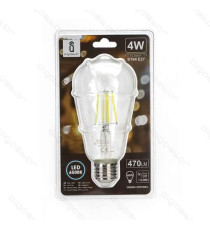 LAMPADINA LED FILAMENTO ST64 4W ATTACCO E27 470 LUMEN 2700K LUCE CALDA D64*H142mm ANGOLO 360 EQUIVALE A 40W INCADESCENZA LAMPADINA LED FILAMENTO ST64 4W ATTACCO E27 470 LUMEN 2700K LUCE CALDA D64*H142mm ANGOLO 360 EQUIVALE A 40W INCADESCENZA
