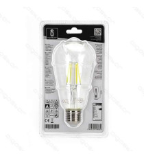LAMPADINA LED FILAMENTO ST64 4W ATTACCO E27 470 LUMEN 6500K LUCE FREDDA D64*H142mm ANGOLO 360 EQUIVALE A 40W INCADESCENZA LAMPADINA LED FILAMENTO ST64 4W ATTACCO E27 470 LUMEN 6500K LUCE FREDDA D64*H142mm ANGOLO 360 EQUIVALE A 40W INCADESCENZA