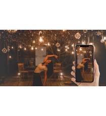 LAMPADINA LED FILAMENTO ST64 6W ATTACCO E27 750 LUMEN 6500K LUCE FREDDA D64*H142mm ANGOLO 360 EQUIVALE A 57W INCADESCENZA