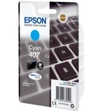 EPSON 407 NERA C13T07U140 CARTUCCIA ORIGINALE PER EPSON WorkForce Pro WF-4745 CAPACITA' 41,2ml 2.600 PAGINE