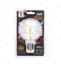 LAMPADINA LED FILAMENTO AMBRATA G80 4W ATTACCO E27 380 LUMEN 2200K LUCE CALDA D80*H120mm ANGOLO 360 EQUIVALE A 34W INCADESCENZA LAMPADINA LED FILAMENTO AMBRATA G80 4W ATTACCO E27 380 LUMEN 2200K LUCE CALDA D80*H120mm ANGOLO 360 EQUIVALE A 34W INCADESCENZA