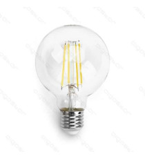 LAMPADINA LED FILAMENTO G80 4W ATTACCO E27 450 LUMEN 2700K LUCE CALDA D80*H120mm ANGOLO 360 EQUIVALE A 39W INCADESCENZA LAMPADINA LED FILAMENTO G80 4W ATTACCO E27 450 LUMEN 2700K LUCE CALDA D80*H120mm ANGOLO 360 EQUIVALE A 39W INCADESCENZA