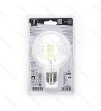 LAMPADINA LED FILAMENTO G80 6W ATTACCO E27 750 LUMEN 2700K LUCE CALDA D80*H120mm ANGOLO 360 EQUIVALE A 57W INCADESCENZA LAMPADINA LED FILAMENTO G80 6W ATTACCO E27 750 LUMEN 2700K LUCE CALDA D80*H120mm ANGOLO 360 EQUIVALE A 57W INCADESCENZA