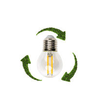 LAMPADINA LED FILAMENTO G125 4W ATTACCO E27 450 LUMEN 2700K LUCE CALDA D125*H175mm ANGOLO 360 EQUIVALE A 39W INCADESCENZA