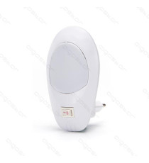 LUCE NOTTURNA LED 0,5W 1,5LUMEN CON INTERRUTTORE ON-OFF (2) 6500K LUCE BIANCA SPINA ITALIANA - AC220-240V CRI60 L85*W74*H72mm LUCE NOTTURNA LED 0,5W 1,5LUMEN CON INTERRUTTORE ON-OFF (2) 6500K LUCE BIANCA SPINA ITALIANA - AC220-240V CRI60 L85*W74*H72mm