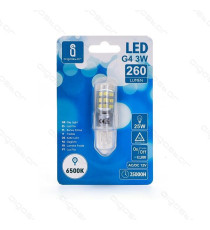 LAMPADINA LED G4 3,6W 320 LUMEN 6500K LUCE FREDDA W55*H16mm ANGOLO 360 GRADI EQUIVALE A 30W INCADESCENZA LAMPADINA LED G4 3,6W 320 LUMEN 6500K LUCE FREDDA W55*H16mm ANGOLO 360 GRADI EQUIVALE A 30W INCADESCENZA