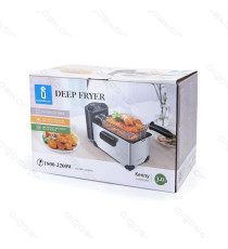 FRIGGITRICE AD OLIO DA 3 LITRI CLASSIC - 2200W IN ACCIAIO INOX - CAMERA SMALTATA - TERMOSTATO REGOLABILE - AIGOSTAR FRIGGITRICE AD OLIO DA 3 LITRI CLASSIC - 2200W IN ACCIAIO INOX - CAMERA SMALTATA - TERMOSTATO REGOLABILE - AIGOSTAR