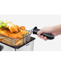 FRIGGITRICE AD OLIO DA 3 LITRI CLASSIC - 2200W IN ACCIAIO INOX - CAMERA SMALTATA - TERMOSTATO REGOLABILE - AIGOSTAR FRIGGITRICE AD OLIO DA 3 LITRI CLASSIC - 2200W IN ACCIAIO INOX - CAMERA SMALTATA - TERMOSTATO REGOLABILE - AIGOSTAR