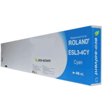CARTUCCIA ESL3-4BK NERA COMPATIBILE INK PIGMENTATO PER ROLAND 540,640,740 SC,SJ,XC,XJ,VS,RS,VP,SP SERIES CAPACITA' 440ml