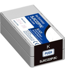 ORIGINALE EPSON SJIC22P(K) NERA C33S020601 PER EPSON COLORWORKS TM C3500 CAPACITA' 32,5ml