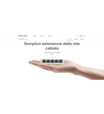 SWITCH D-LINK GIGABIT ETHERNET - 5 PORTE - 10/100/1000 Mbps - VELOCITA' FINO A 2000 MBPS - BASSO CONSUMO SWITCH D-LINK GIGABIT ETHERNET - 5 PORTE - 10/100/1000 Mbps - VELOCITA' FINO A 2000 MBPS - BASSO CONSUMO