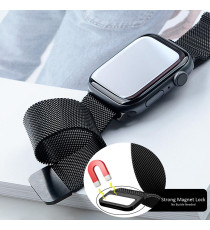 CINTURINO IN ACCIAIO SILVER 38MM E 40MM MAGNETICO IN ACCIAO INOSSIDABILE PER APPLE WATCH SERIE 2-3-4-5 MATERIALE ALTA QUALITA'  CINTURINO IN ACCIAIO SILVER 38MM E 40MM MAGNETICO IN ACCIAO INOSSIDABILE PER APPLE WATCH SERIE 2-3-4-5 MATERIALE ALTA QUALITA'