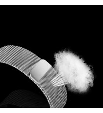 CINTURINO IN ACCIAIO NERO 38MM E 40MM MAGNETICO IN ACCIAO INOSSIDABILE PER APPLE WATCH SERIE 2-3-4-5 MATERIALE ALTA QUALITA' 