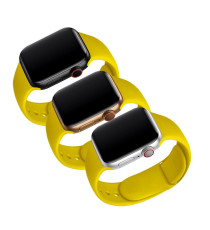 CINTURINO IN SILICONE ROSSO 38MM 40MM MISURA S SPORTIVO PER APPLE WATCH SERIE 2-3-4-5 - ALTA QUALITA' CON CHIUSURA PIN-AND-TUCK