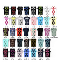 CINTURINO IN SILICONE NERO/VERDE 38MM 40MM MISURA S MOD. NIKE APPLE WATCH SERIE 2-3-4-5 ALTA QUALITA' CHIUSURA PIN-AND-TUCK