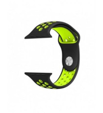 CINTURINO IN SILICONE NERO/VERDE 38MM 40MM MISURA S MOD. NIKE APPLE WATCH SERIE 2-3-4-5 ALTA QUALITA' CHIUSURA PIN-AND-TUCK CINTURINO IN SILICONE NERO/VERDE 38MM 40MM MISURA S MOD. NIKE APPLE WATCH SERIE 2-3-4-5 ALTA QUALITA' CHIUSURA PIN-AND-TUCK