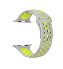 CINTURINO IN SILICONE ROSA/VERDE 38MM 40MM MISURA S MOD. NIKE APPLE WATCH SERIE 2-3-4-5 ALTA QUALITA' CHIUSURA PIN-AND-TUCK