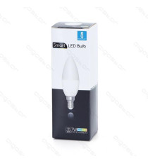 LAMPADINA SMART LED 5W E14 C45 WIFI RGB+CCT 3000K-6500K 350 LUMEN D45*H89mm COMPATIBILE CON ALEXA E GOOGLE ASSISTANT LAMPADINA SMART LED 5W E14 C45 WIFI RGB+CCT 3000K-6500K 350 LUMEN D45*H89mm COMPATIBILE CON ALEXA E GOOGLE ASSISTANT