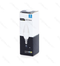 LAMPADINA SMART LED 7W E14 C37 WIFI RGB+CCT 3000K-6500K 500 LUMEN D37*H107mm COMPATIBILE CON ALEXA E GOOGLE ASSISTANT LAMPADINA SMART LED 7W E14 C37 WIFI RGB+CCT 3000K-6500K 500 LUMEN D37*H107mm COMPATIBILE CON ALEXA E GOOGLE ASSISTANT