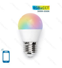 LAMPADINA SMART LED 9W E27 A60 WIFI RGB+CCT 3000K-6500K 800 LUMEN D60H116mm COMPATIBILE CON ALEXA E GOOGLE ASSISTANT LAMPADINA SMART LED 9W E27 A60 WIFI RGB+CCT 3000K-6500K 800 LUMEN D60H116mm COMPATIBILE CON ALEXA E GOOGLE ASSISTANT