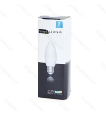 LAMPADINA SMART LED 5W E14 C37 WIFI RGB+CCT 3000K-6500K 350 LUMEN D37*H107mm COMPATIBILE CON ALEXA E GOOGLE ASSISTANT LAMPADINA SMART LED 5W E14 C37 WIFI RGB+CCT 3000K-6500K 350 LUMEN D37*H107mm COMPATIBILE CON ALEXA E GOOGLE ASSISTANT