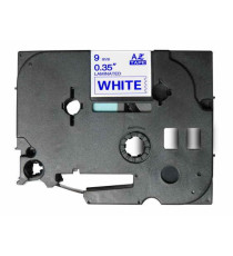 CASSETTA NASTRO TZ-111 COMPATIBILE BROTHER LAMINATO NERO/TRASPARENTE 6mmX8m TZ-111 TZe-111 (LAMINATO NERO SU TRASPARENTE)