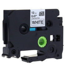 CASSETTA NASTRO TZ-151 TZe-151 COMPATIBILE BROTHER LAMINATO TESTO NERO SU TRASPARENTE 24mmX8mt TZ151 LAMINATO ALTA QUALITA' 