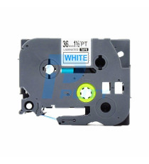 CASSETTA NASTRO TZ-262 TZe-262 COMPATIBILE BROTHER LAMINATO TESTO ROSSO SU BIANCO 36mmX8mt TZ262 LAMINATO ALTA QUALITA' 