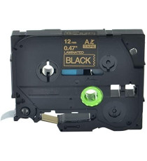 CASSETTA NASTRO TZ-325 TZe-325 LAMINATO COMPATIBILE BROTHER TESTO BIANCO SU NERO 9mmX8m TZ325 LAMINATO ALTA QUALITA'