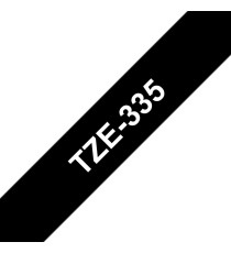 CASSETTA NASTRO TZ-325 COMPATIBILE BROTHER LAMINATO BIANCO/NERO 9mmX8m TZ-325 TZe-325 (LAMINATO BIANCO SU NERO)