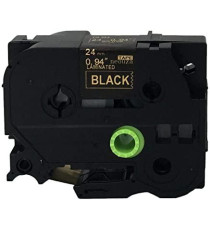 CASSETTA NASTRO TZ-251 TZe-251 COMPATIBILE BROTHER LAMINATO TESTO NERO SU BIANCO 24mmX8mt TZ251 LAMINATO ALTA QUALITA' 