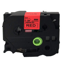 CASSETTA NASTRO TZ-354 TZe-354 COMPATIBILE BROTHER LAMINATO TESTO ORO SU NERO 24mmX8mt TZ354 LAMINATO ALTA QUALITA' 