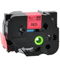 CASSETTA NASTRO TZ-365 TZe-365 COMPATIBILE BROTHER LAMINATO TESTO BIANCO SU NERO 36mmX8mt TZ365 LAMINATO ALTA QUALITA' 