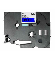 CASSETTA NASTRO TZ-435 COMPATIBILE BROTHER LAMINATO BIANCO/ROSSO 12mmX8m TZ-435TZe-435(LAMINATO BIANCO SU ROSSO)