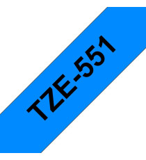 CASSETTA NASTRO TZ-451 TZe-451 COMPATIBILE BROTHER LAMINATO TESTO NERO SU ROSS 24mmX8mt TZ451 LAMINATO ALTA QUALITA' 