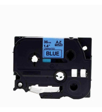 CASSETTA NASTRO TZ-461 TZe-461 COMPATIBILE BROTHER LAMINATO TESTO NERO SU ROSSO 36mmX8mt TZ461 LAMINATO ALTA QUALITA' 