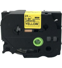 CASSETTA NASTRO TZ-551 TZe-551 COMPATIBILE BROTHER LAMINATO TESTO NERO SU BLU 24mmX8mt TZ551 LAMINATO ALTA QUALITA' 