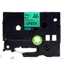 CASSETTA NASTRO TZ-541 TZe-541 COMPATIBILE BROTHER LAMINATO TESTO NERO SU BLU 18mmX8mt TZ541 LAMINATO ALTA QUALITA' 