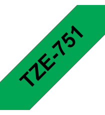CASSETTA NASTRO TZ-651 TZe-651 COMPATIBILE BROTHER LAMINATO TESTO NERO SU GIALLO 24mmX8mt TZ651 LAMINATO ALTA QUALITA' 