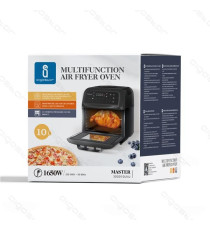 FRIGGITRICE E FORNO AD ARIA DA 10 LITRI - 1650W - TOUCH SCREEN LED - IN ALLUMINIO - DOPPIO CESTELLO - GIRARROSTO AIGOSTAR FRIGGITRICE E FORNO AD ARIA DA 10 LITRI - 1650W - TOUCH SCREEN LED - IN ALLUMINIO - DOPPIO CESTELLO - GIRARROSTO AIGOSTAR