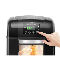 FRIGGITRICE E FORNO AD ARIA DA 10 LITRI - 1650W - TOUCH SCREEN LED - IN ALLUMINIO - DOPPIO CESTELLO - GIRARROSTO AIGOSTAR FRIGGITRICE E FORNO AD ARIA DA 10 LITRI - 1650W - TOUCH SCREEN LED - IN ALLUMINIO - DOPPIO CESTELLO - GIRARROSTO AIGOSTAR