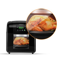 FRIGGITRICE E FORNO AD ARIA DA 10 LITRI - 1650W - TOUCH SCREEN LED - IN ALLUMINIO - DOPPIO CESTELLO - GIRARROSTO AIGOSTAR FRIGGITRICE E FORNO AD ARIA DA 10 LITRI - 1650W - TOUCH SCREEN LED - IN ALLUMINIO - DOPPIO CESTELLO - GIRARROSTO AIGOSTAR