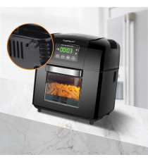 FRIGGITRICE E FORNO AD ARIA DA 10 LITRI - 1650W - TOUCH SCREEN LED - IN ALLUMINIO - DOPPIO CESTELLO - GIRARROSTO AIGOSTAR FRIGGITRICE E FORNO AD ARIA DA 10 LITRI - 1650W - TOUCH SCREEN LED - IN ALLUMINIO - DOPPIO CESTELLO - GIRARROSTO AIGOSTAR