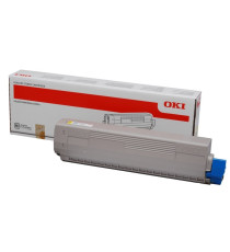 OKI C822Y GIALLO 44844613 ORIGINALE TONER PER OKI C822,C822N,C822DN CAPACITA' 7.300 PAGINE